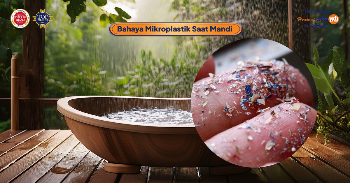 Bahaya Mikroplastik saat mandi pada air hujan