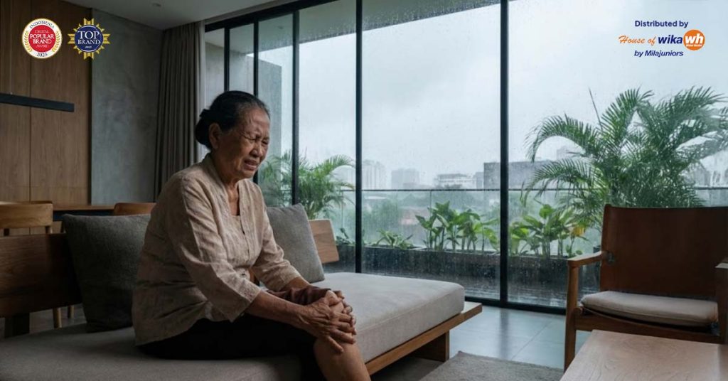 Lansia mengalami nyeri sendi saat cuaca dingin akibat fenomena La Nina